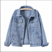 Jaket Denim Bersaiz Besar Berkualiti Tinggi