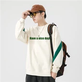 Sweatshirt Padanan Warna Preppy