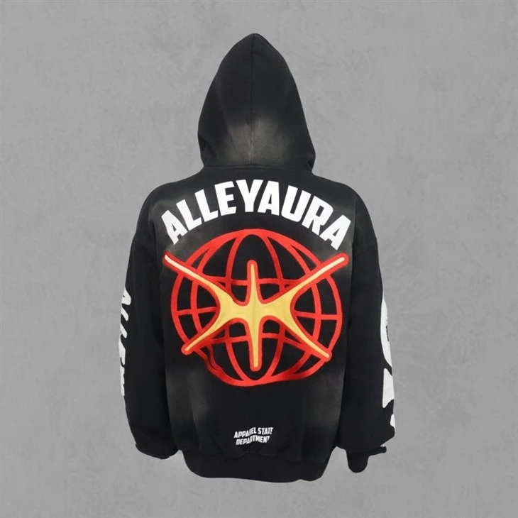 Oversize French Embroidery Patch 500gsm Hoodie Oversize French Embroidery Patch 500gsm Hoodie