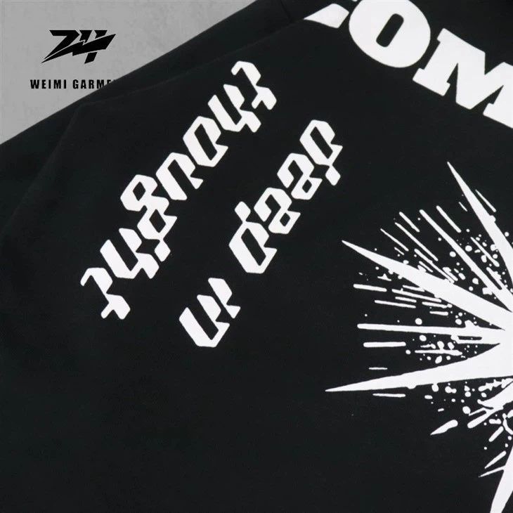 French Terry Unisex Oversized Cropped Hoodies