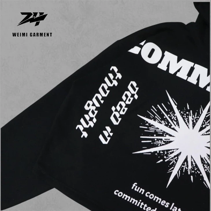 French Terry Unisex Oversized Cropped Hoodies