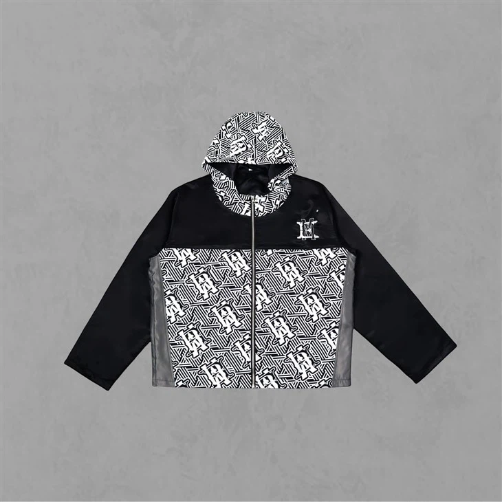 Full Dtg Jacket Oversize Patchwork