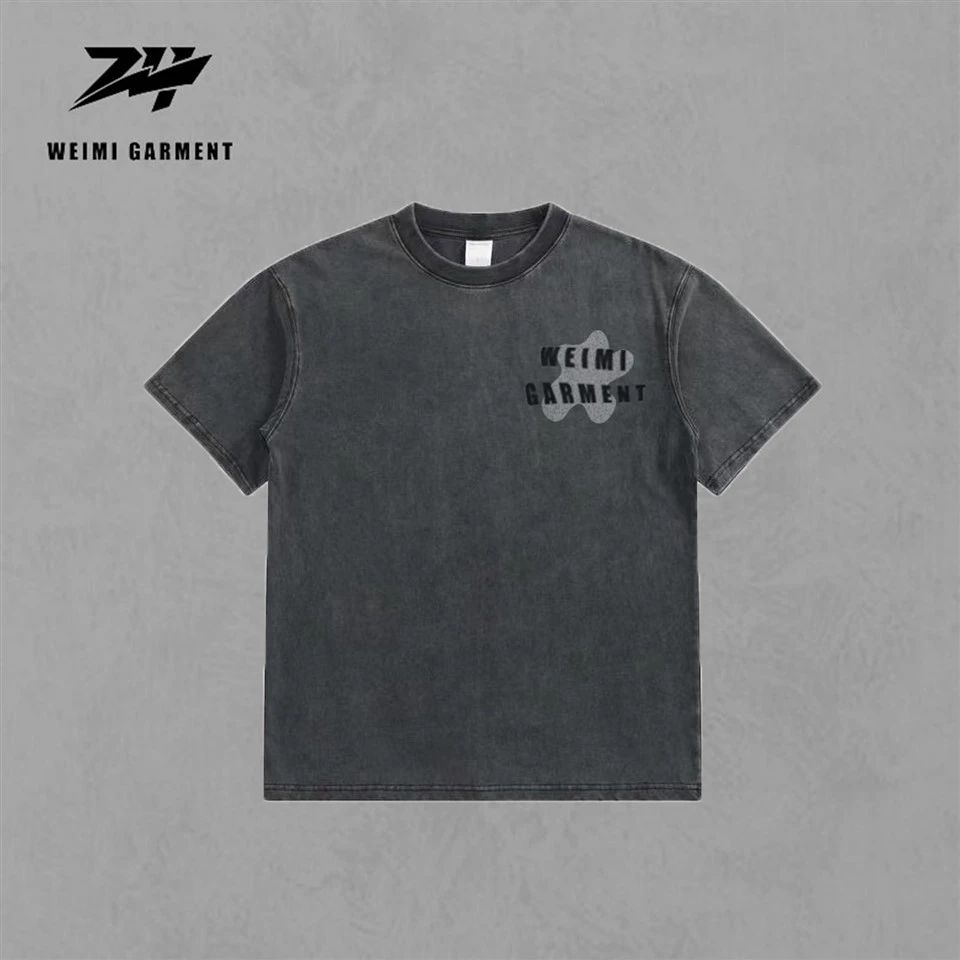 Baju T Kelabu Dicuci Lelaki
